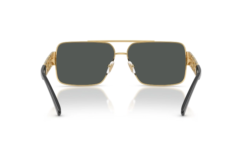 LENTES DE SOL GRECA DORADO VERSACE - 4