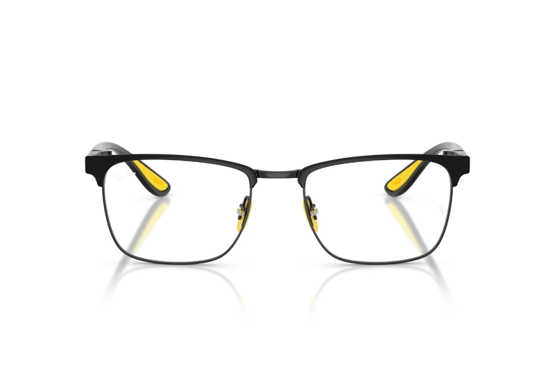 LENTES OPTICOS NEGRO RAY-BAN FERRARI - 1