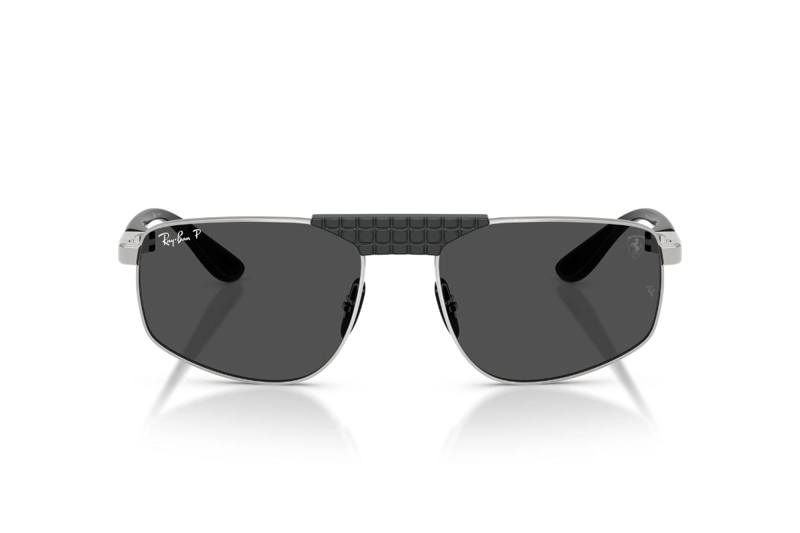 LENTES DE SOL PLATEADO POLARIZADOS RAY-BAN FERRARI - 1