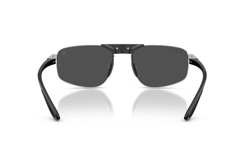 LENTES DE SOL PLATEADO POLARIZADOS RAY-BAN FERRARI - 4