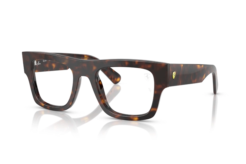 LENTES OPTICOS HAVANA RAY-BAN FERRARI - 2