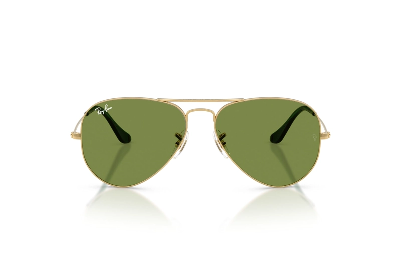 LENTES DE SOL AVIATOR LARGE METAL DORADO RAY-BAN - 1