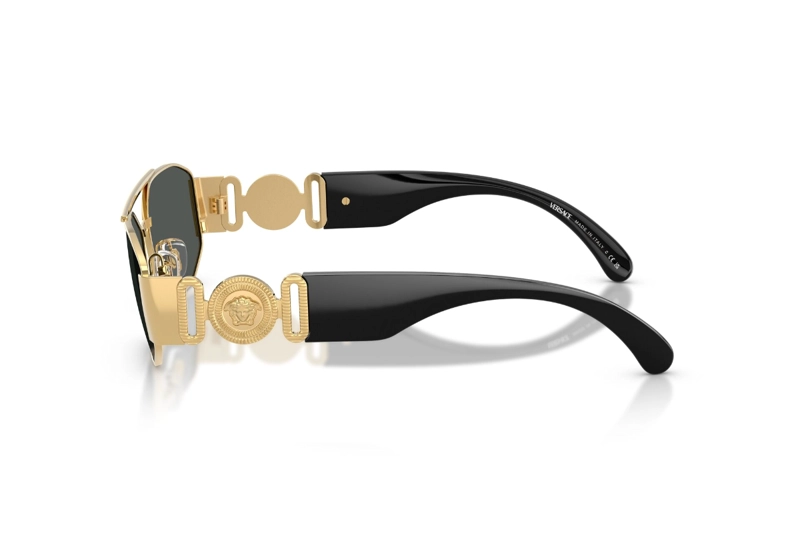 LENTES DE SOL BIGGIE METALLO DORADO VERSACE - 3