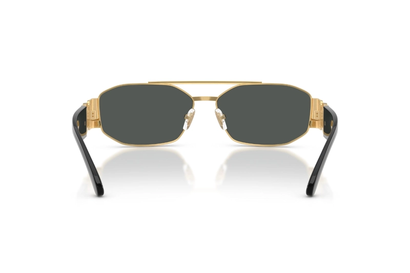 LENTES DE SOL BIGGIE METALLO DORADO VERSACE - 4