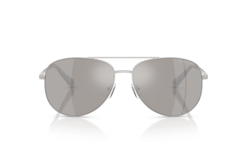 LENTES DE SOL PERLEDO PLATEADO ESPEJADOS MICHAEL KORS - 1