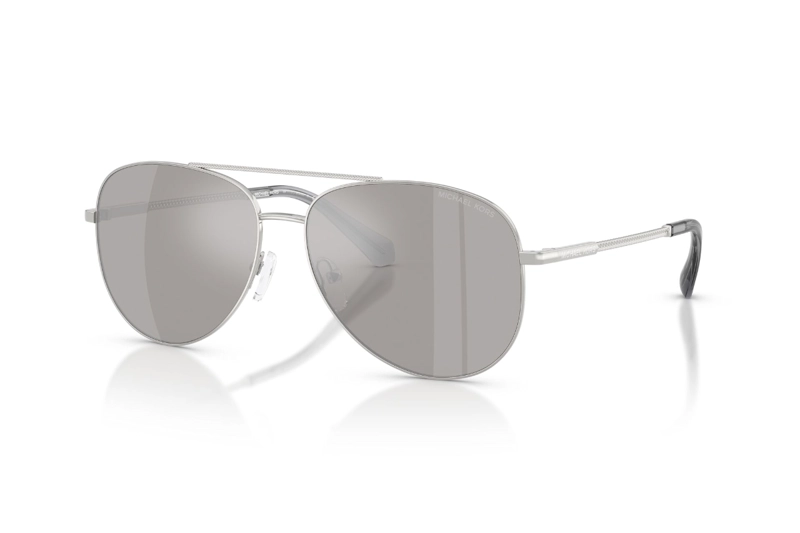 LENTES DE SOL PERLEDO PLATEADO ESPEJADOS MICHAEL KORS - 2