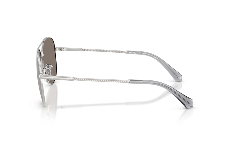 LENTES DE SOL PERLEDO PLATEADO ESPEJADOS MICHAEL KORS - 3