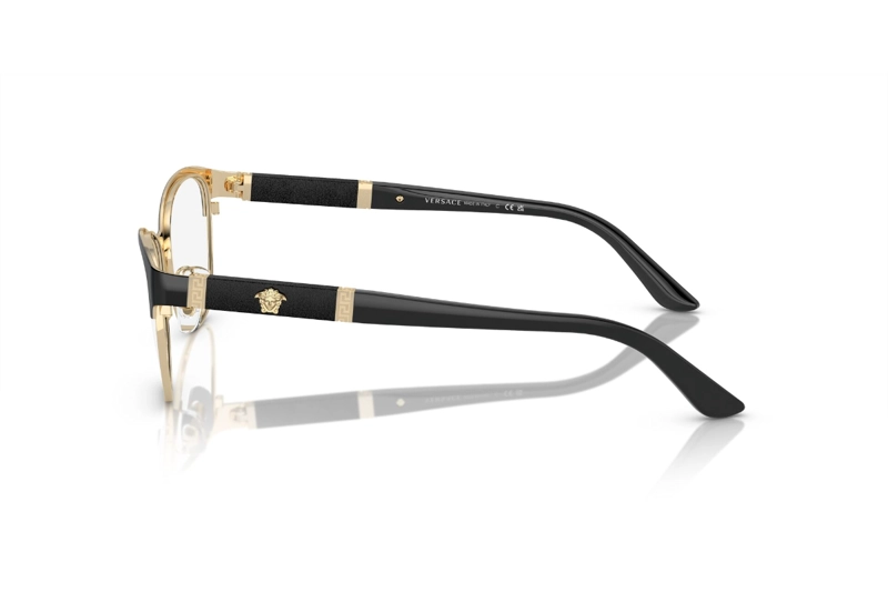 LENTES OPTICOS LEATHER MEDUSA NEGRO VERSACE - 3