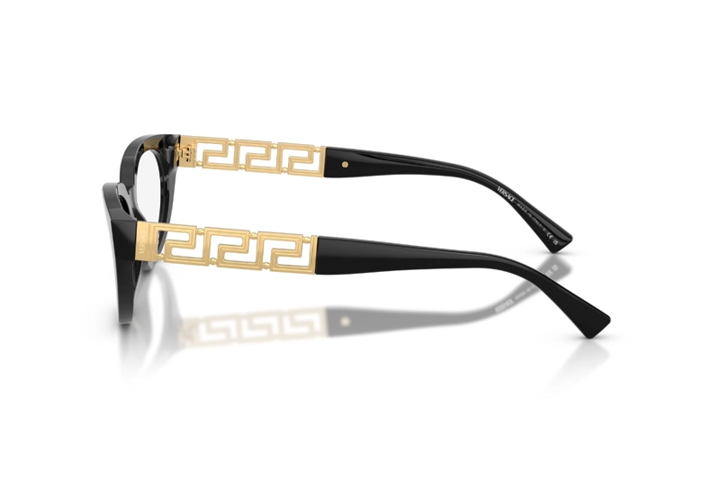 LENTES OPTICOS GRECA NEGRO VERSACE - 3