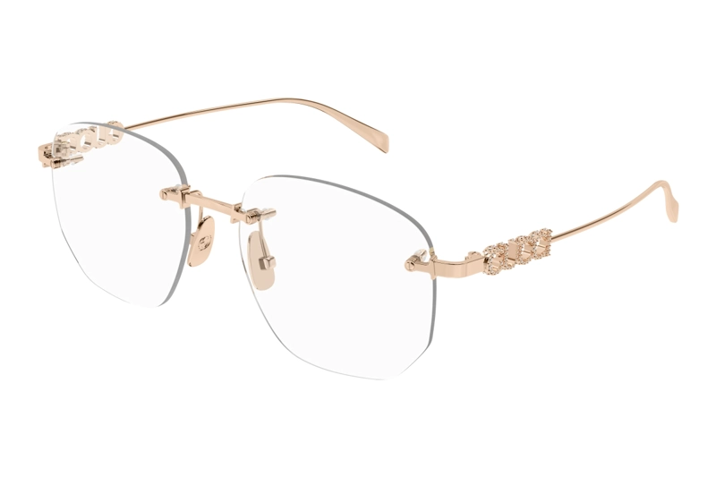 LENTES OPTICOS DORADO GUCCI - 1
