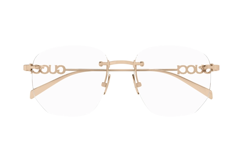 LENTES OPTICOS DORADO GUCCI - 2