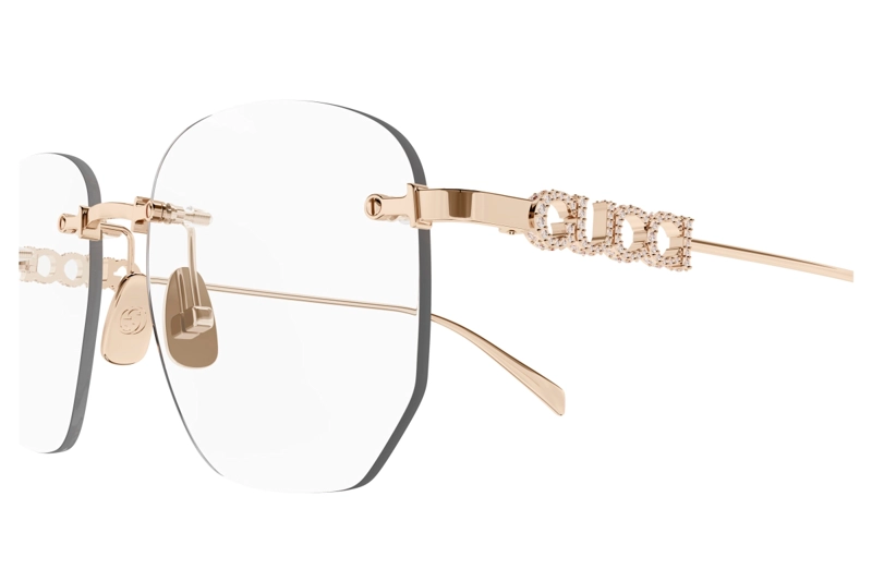 LENTES OPTICOS DORADO GUCCI - 3