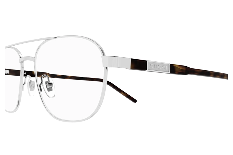 LENTES OPTICOS PLATEADO GUCCI - 3