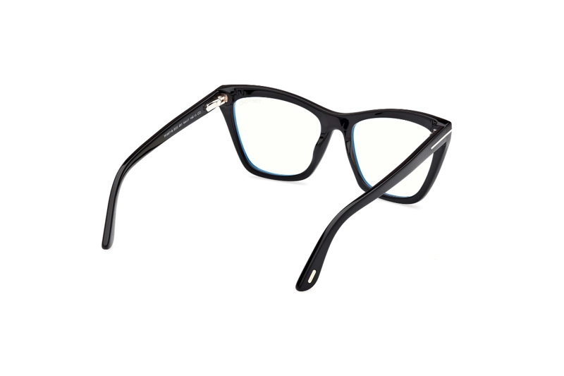LENTES OPTICOS CON CLIP-ON NEGRO TOM FORD - 6