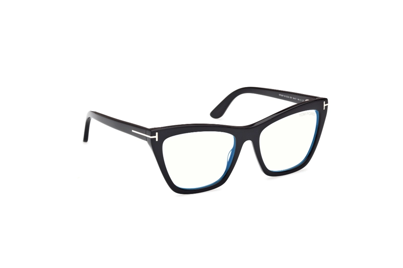 LENTES OPTICOS CON CLIP-ON NEGRO TOM FORD - 8