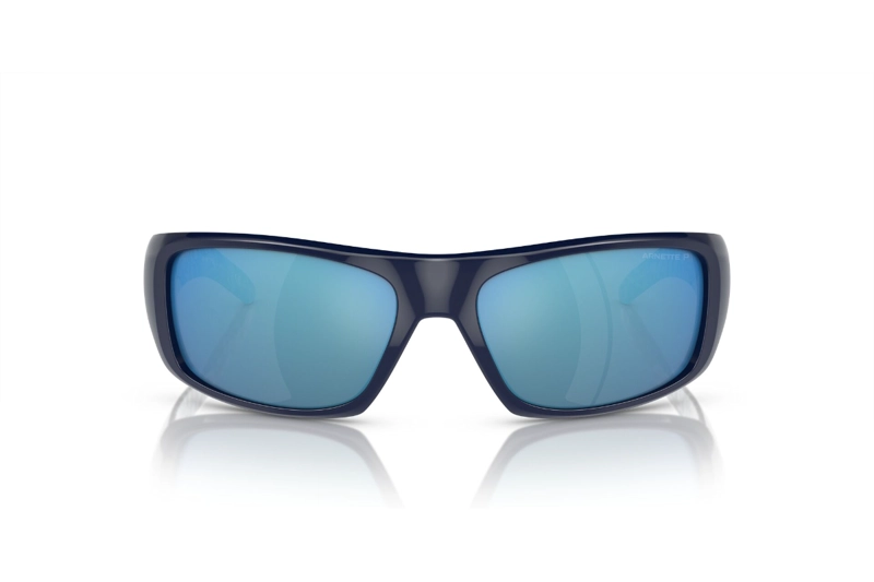 LENTES DE SOL HOT SHOT AZUL POLARIZADOS ESPEJADOS ARNETTE - 1