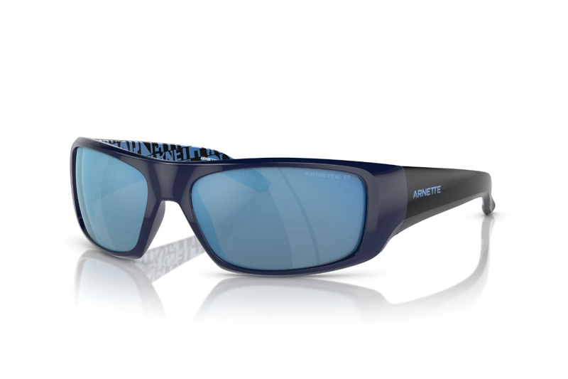 LENTES DE SOL HOT SHOT AZUL POLARIZADOS ESPEJADOS ARNETTE - 2