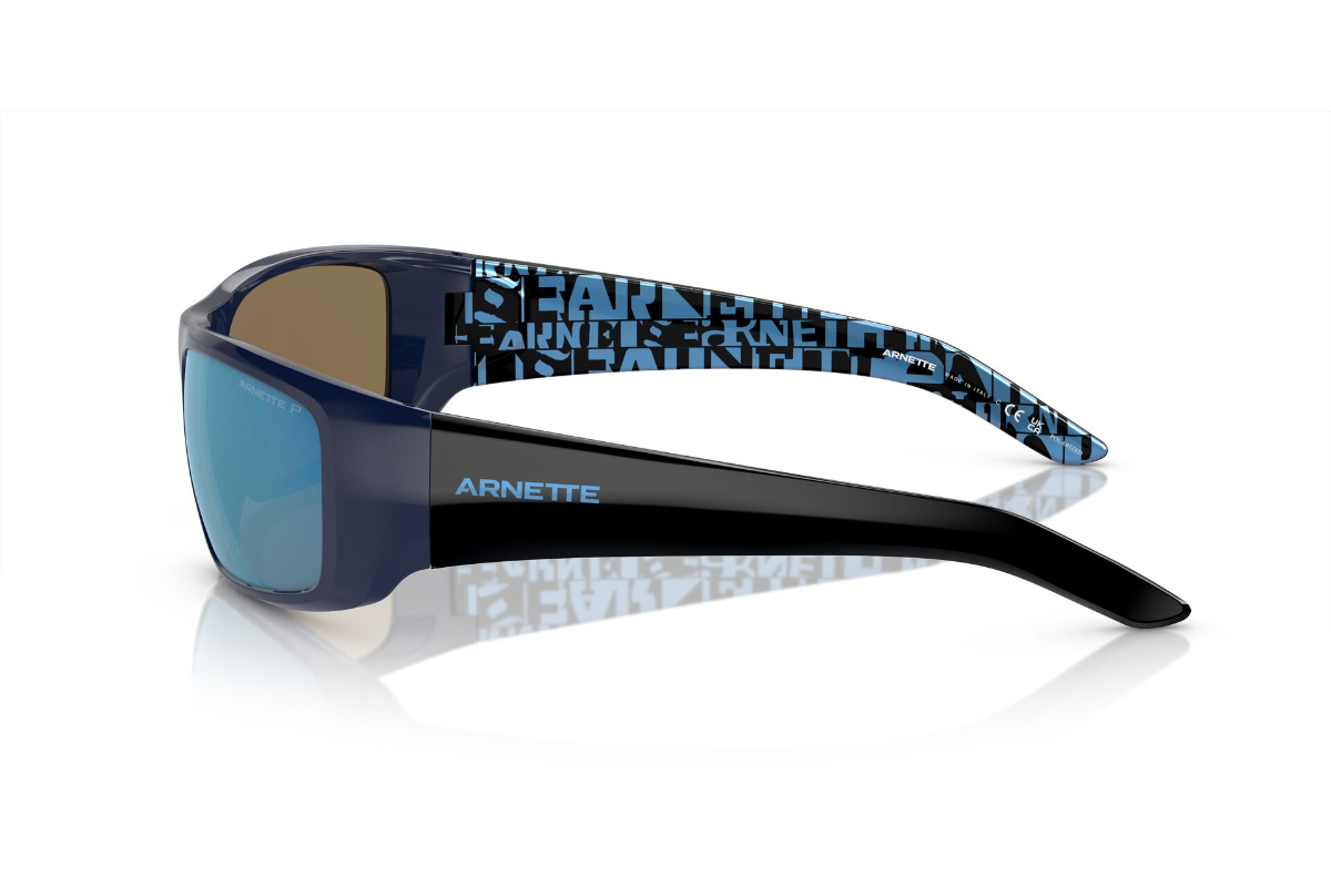 LENTES DE SOL HOT SHOT AZUL POLARIZADOS ESPEJADOS ARNETTE - 3