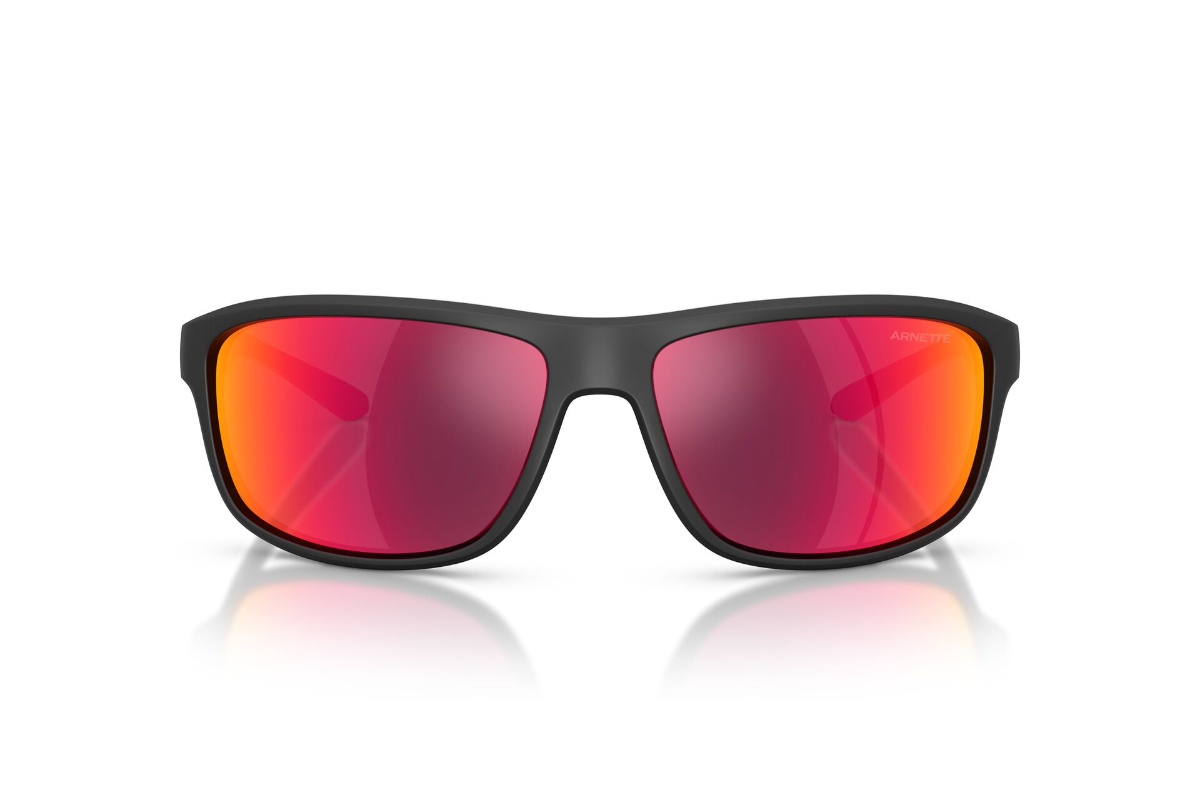 LENTES DE SOL NEGRO ESPEJADOS ARNETTE - 1