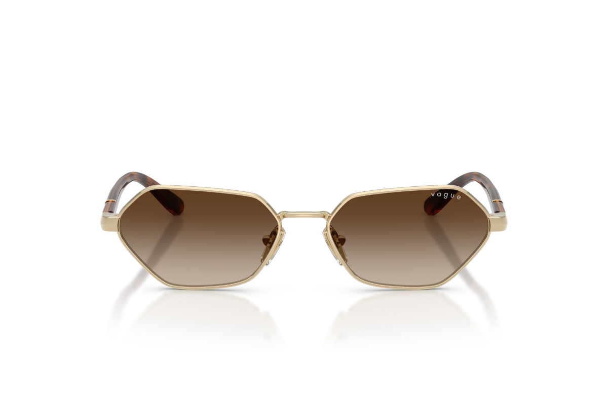 LENTES DE SOL DORADO DEGRADADOS VOGUE - 1