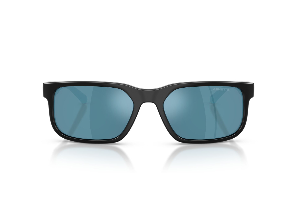 LENTES DE SOL NEGRO ESPEJADOS ARNETTE - 1