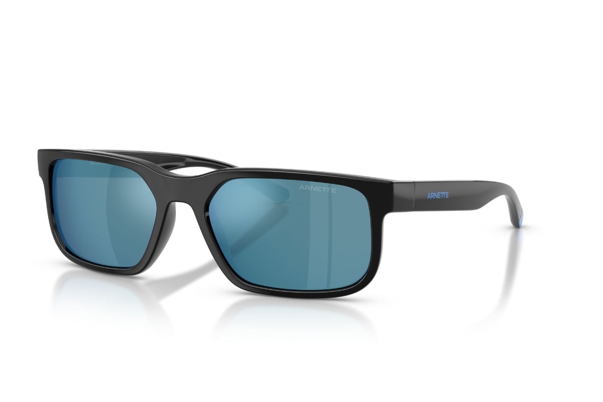 LENTES DE SOL NEGRO ESPEJADOS ARNETTE - 2