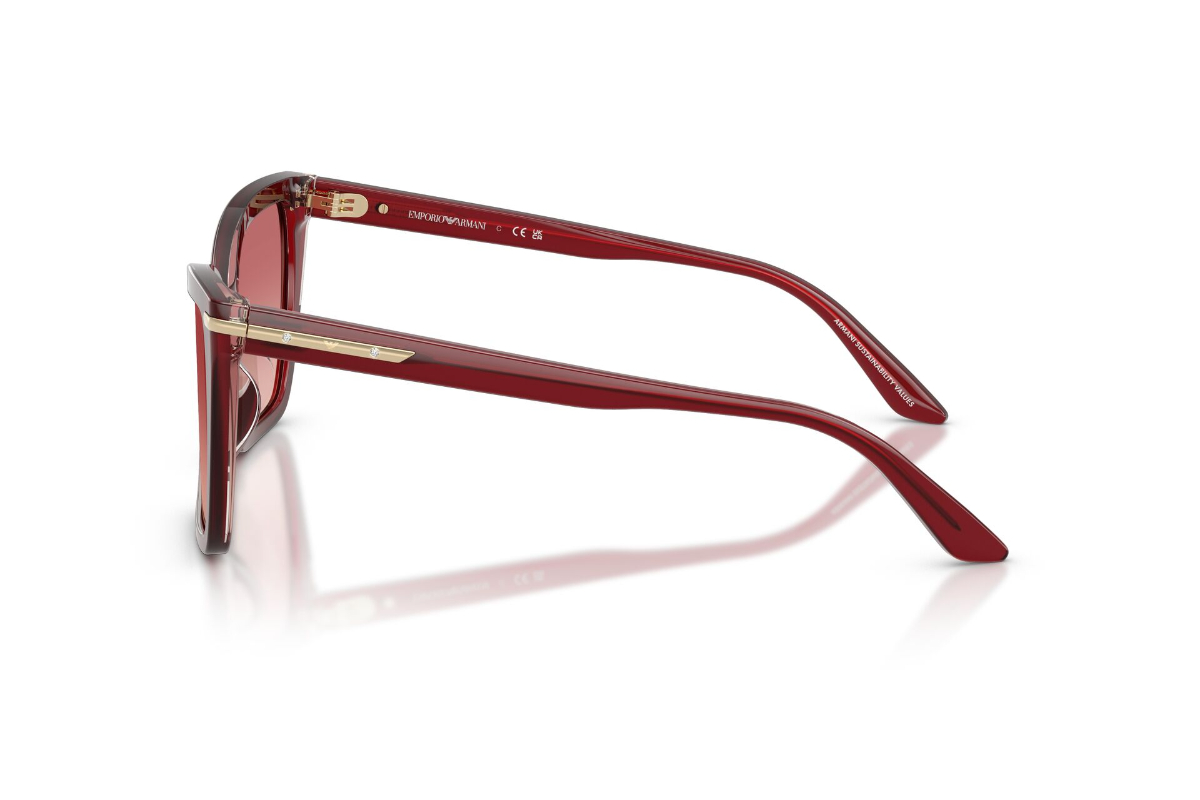 LENTES DE SOL BURDEO DEGRADADOS EMPORIO ARMANI - 3