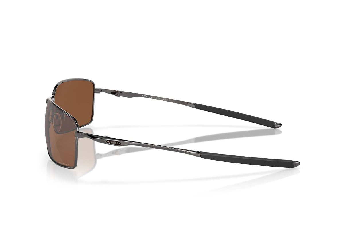 LENTES DE SOL SQUARE WIRE PRIZM TUNGSTEN POLARIZADOS ESPEJADOS OAKLEY - 3