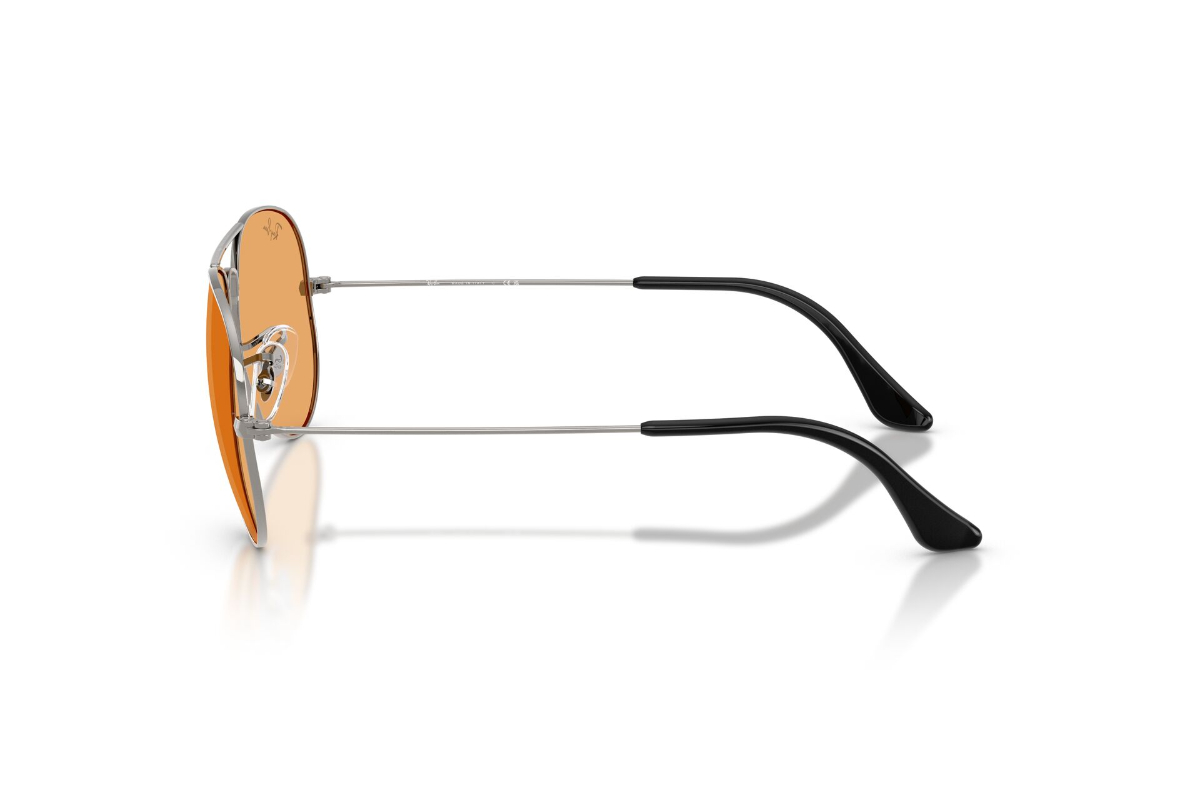 LENTES DE SOL AVIATOR LARGE METAL GRIS RAY-BAN - 3