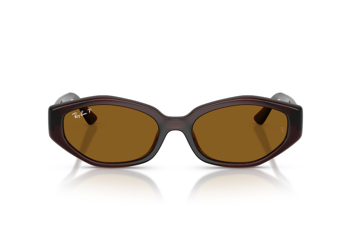 LENTES DE SOL MARRON POLARIZADOS RAY-BAN - 1