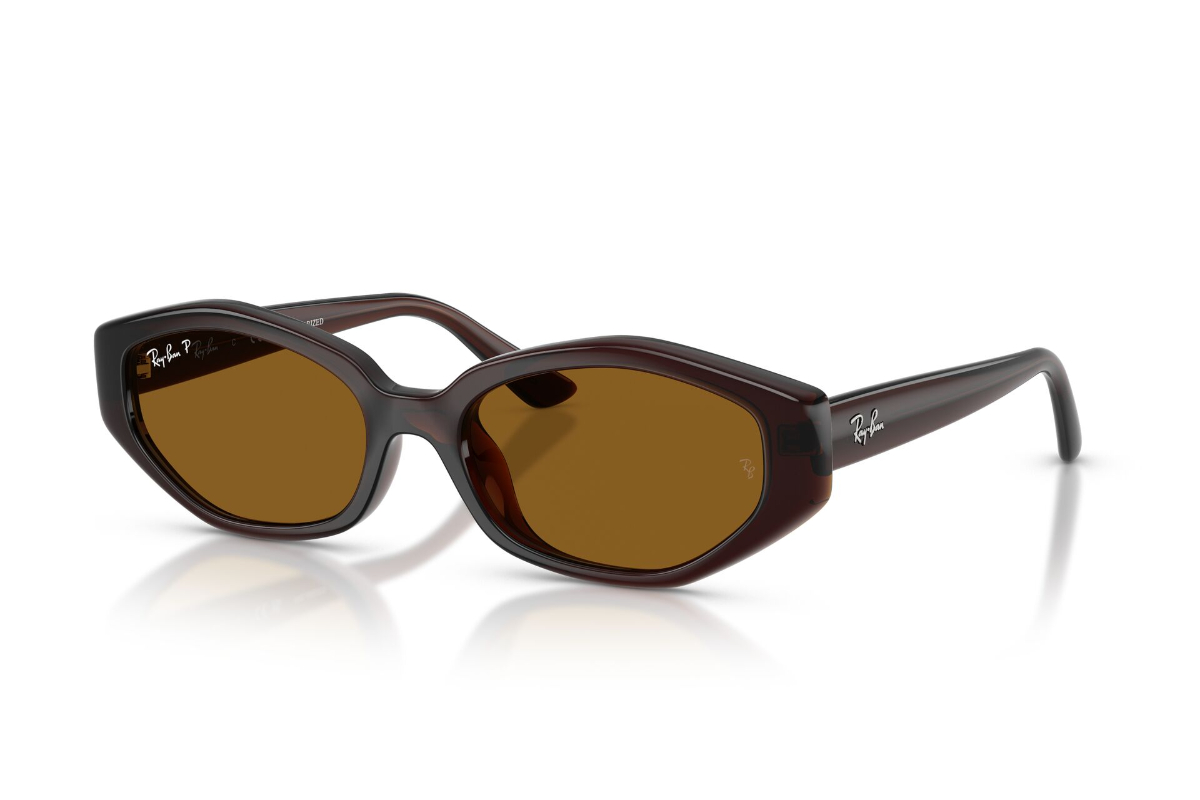LENTES DE SOL MARRON POLARIZADOS RAY-BAN - 2