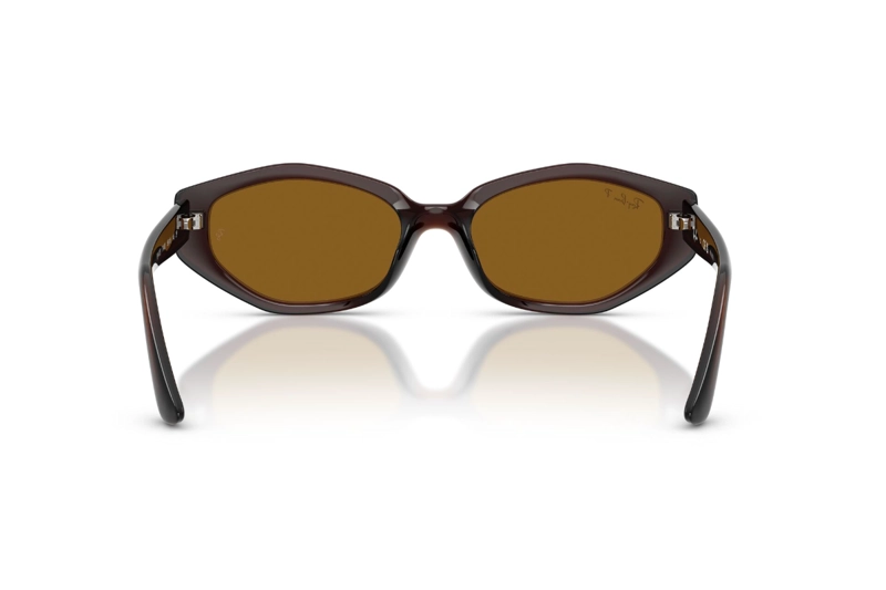 LENTES DE SOL MARRON POLARIZADOS RAY-BAN - 4