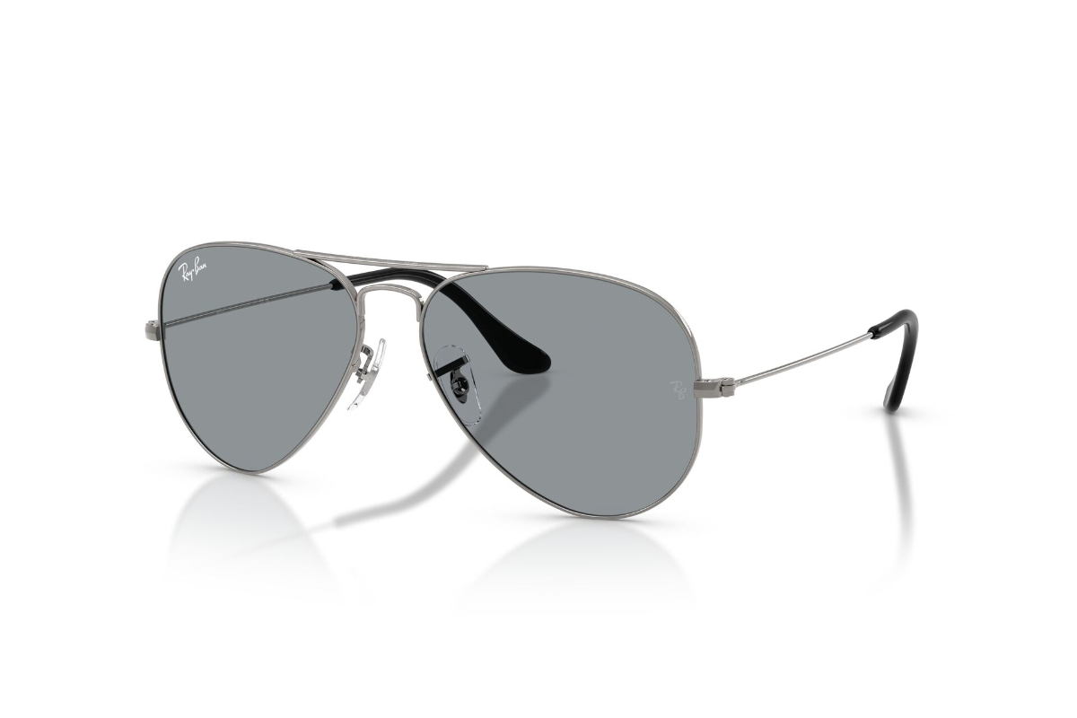 LENTES DE SOL AVIATOR LARGE METAL GRIS RAY-BAN - 2
