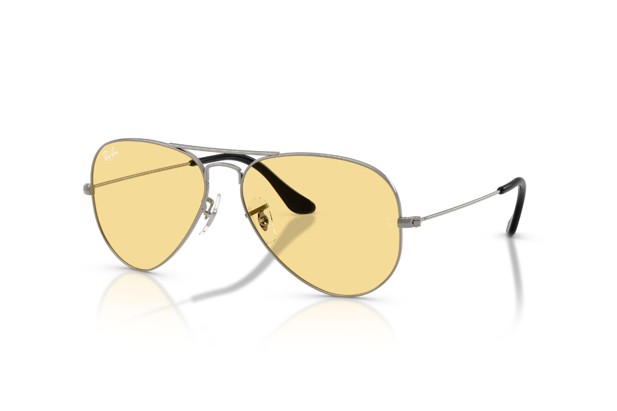LENTES DE SOL AVIATOR LARGE METAL GRIS RAY-BAN - 2