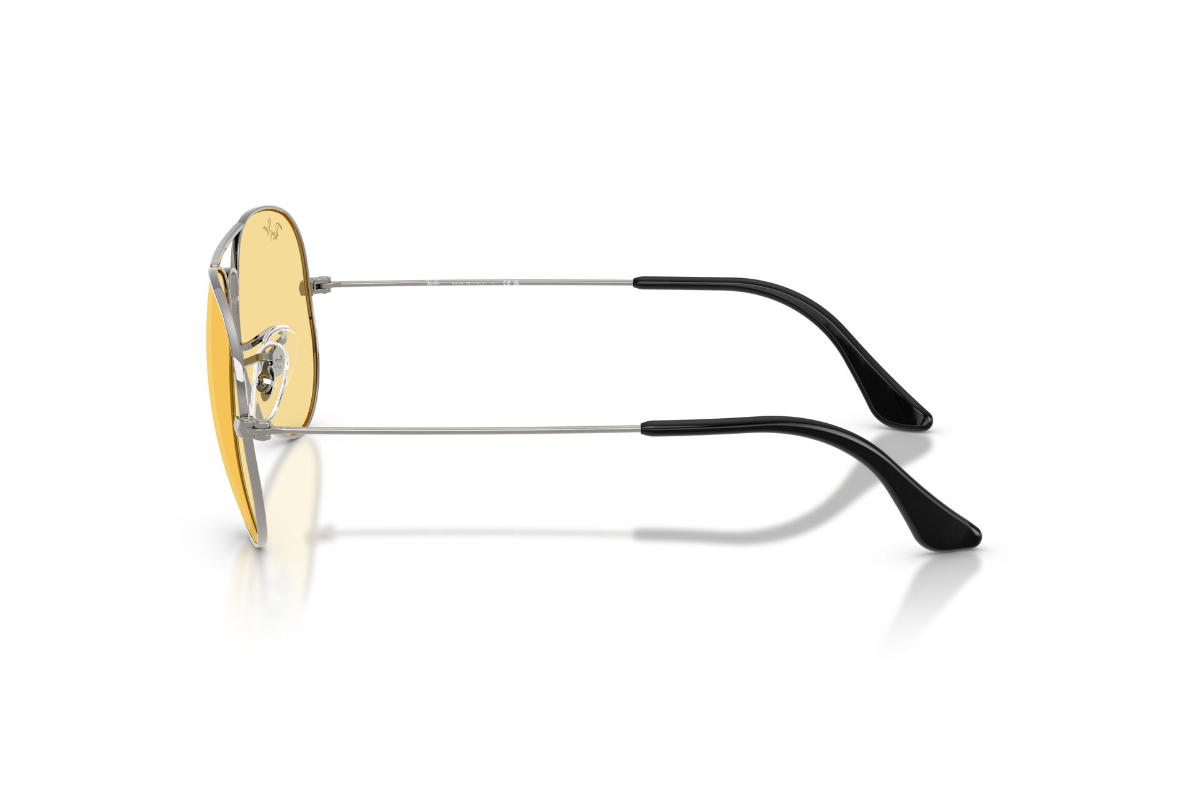 LENTES DE SOL AVIATOR LARGE METAL GRIS RAY-BAN - 3