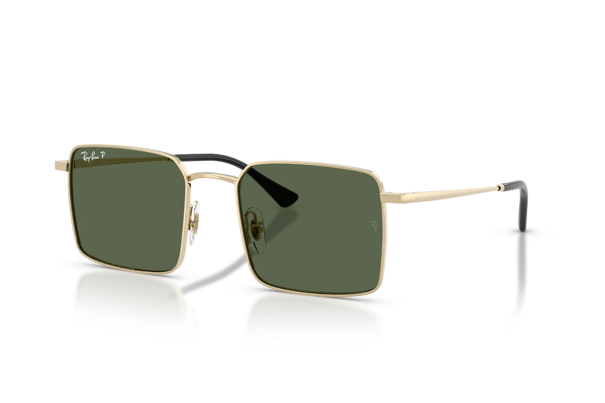 LENTES DE SOL DORADO POLARIZADOS RAY-BAN - 2