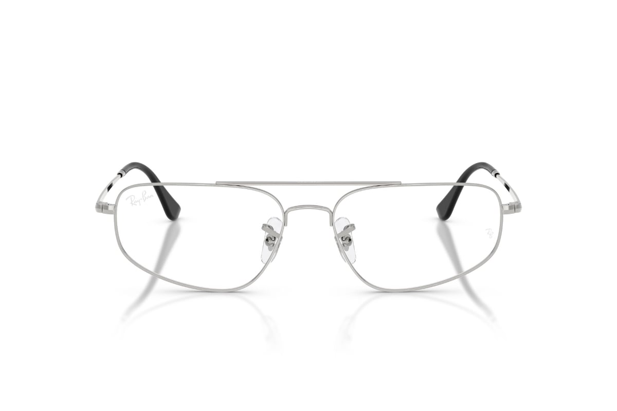 LENTES OPTICOS AVIATOR PLATEADO RAY-BAN - 1