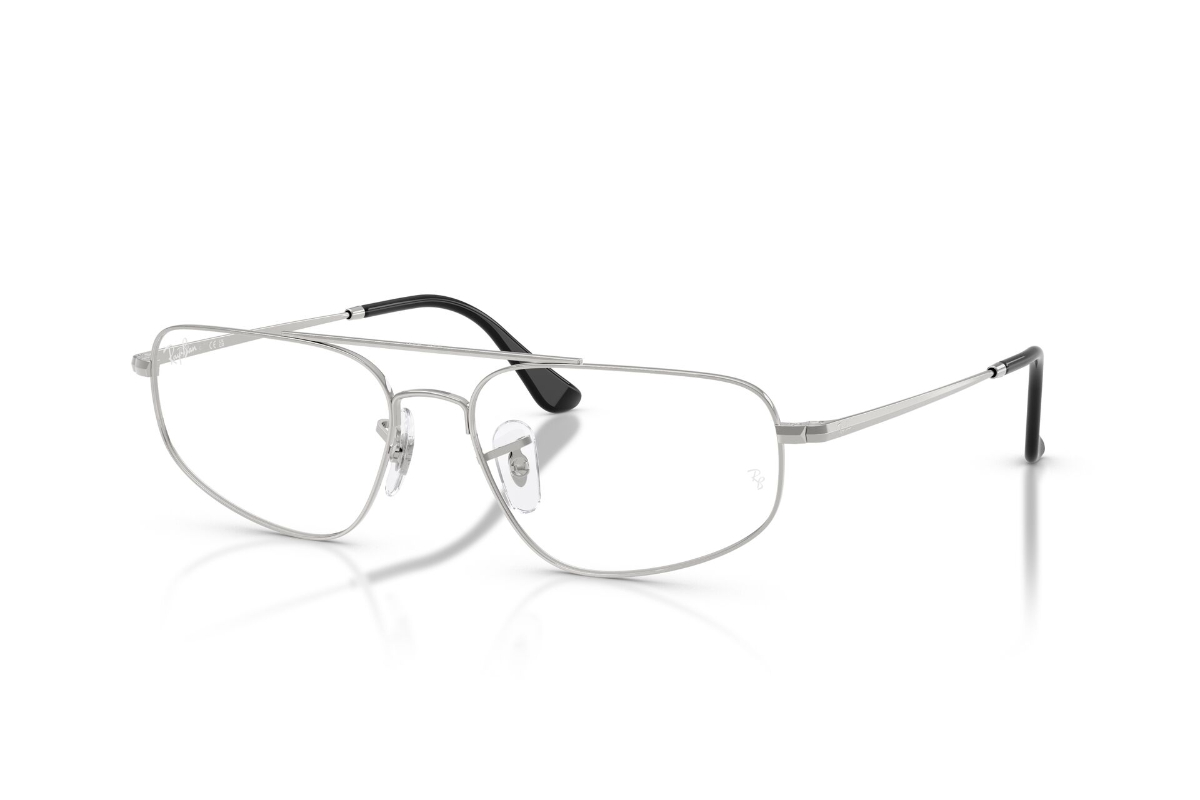 LENTES OPTICOS AVIATOR PLATEADO RAY-BAN - 2