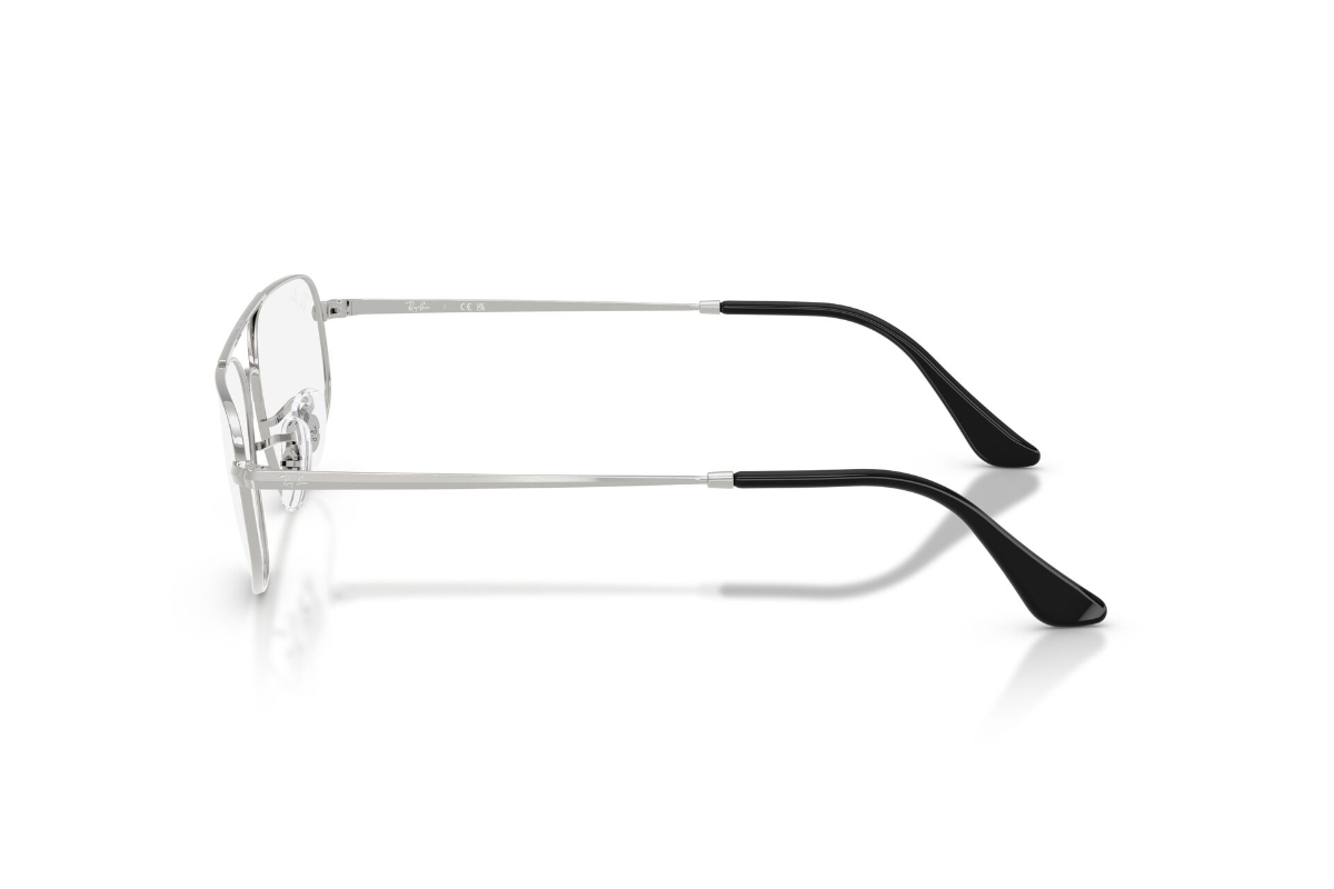 LENTES OPTICOS AVIATOR PLATEADO RAY-BAN - 3