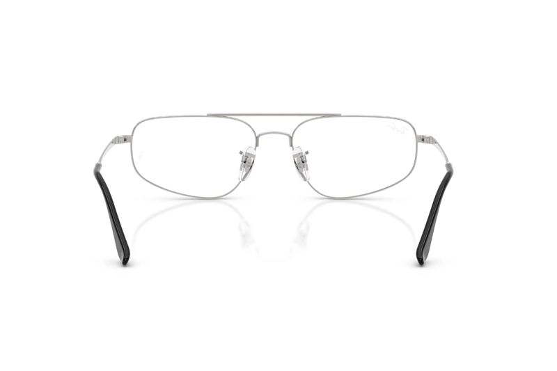 LENTES OPTICOS AVIATOR PLATEADO RAY-BAN - 4
