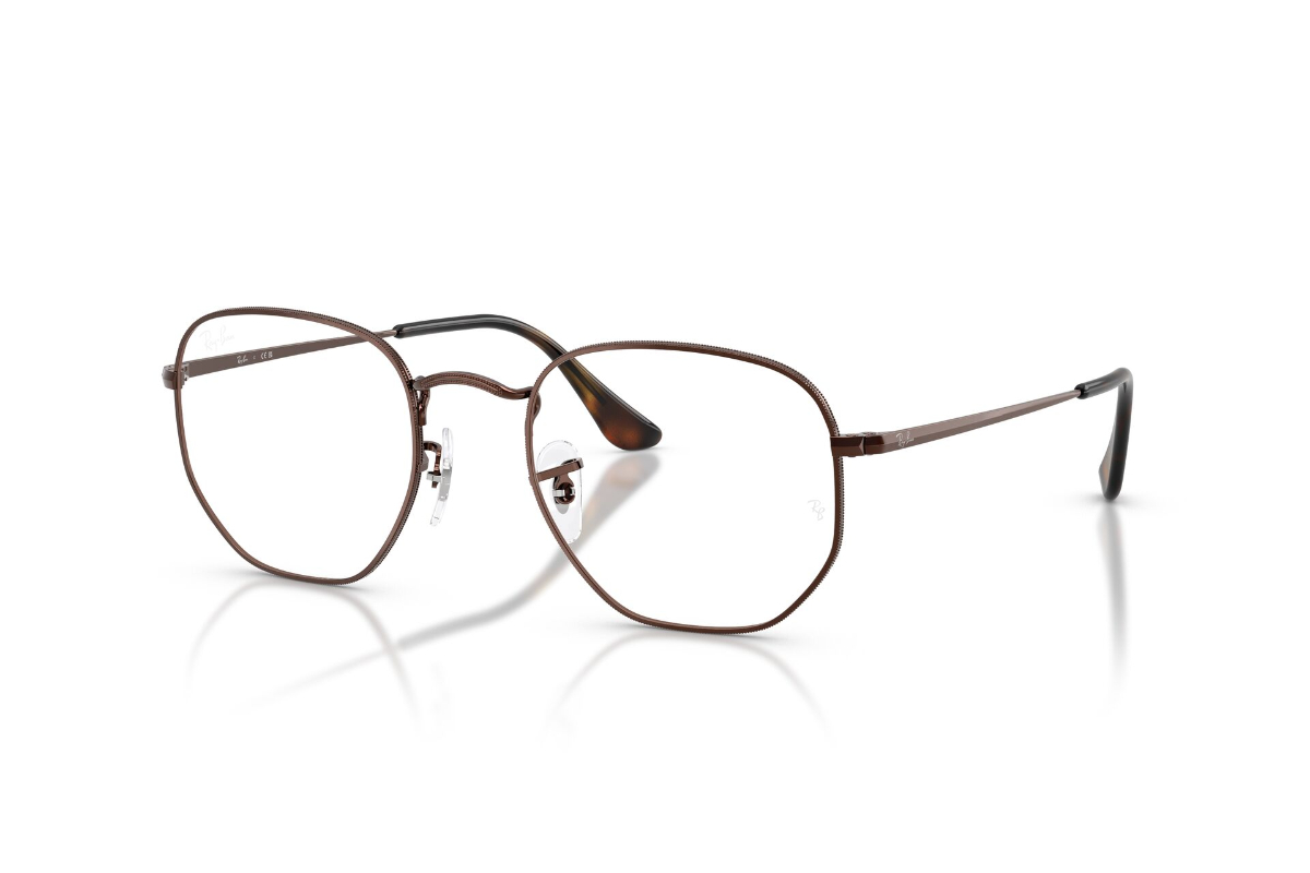 LENTES OPTICOS MARRON RAY-BAN - 2