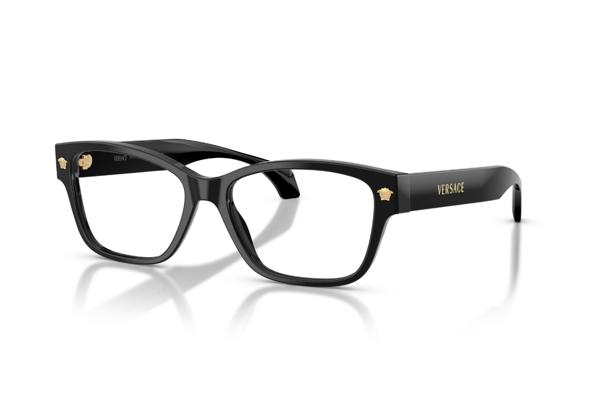 LENTES OPTICOS MEDUSA NEGRO VERSACE - 1