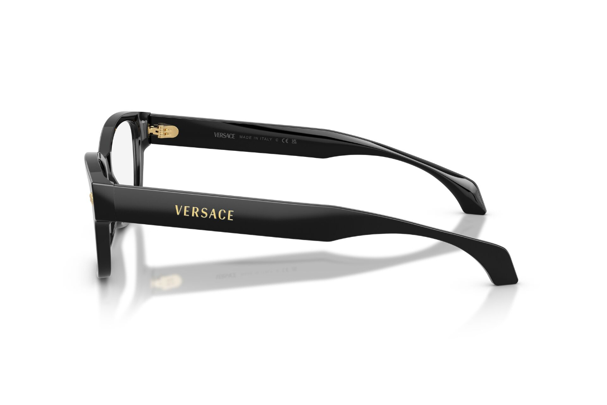 LENTES OPTICOS MEDUSA NEGRO VERSACE - 3