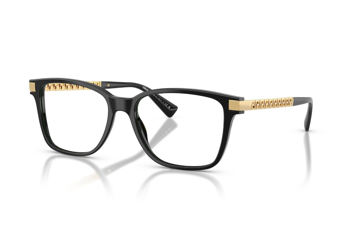 LENTES OPTICOS ENDLESS GRECA NEGRO VERSACE - 1