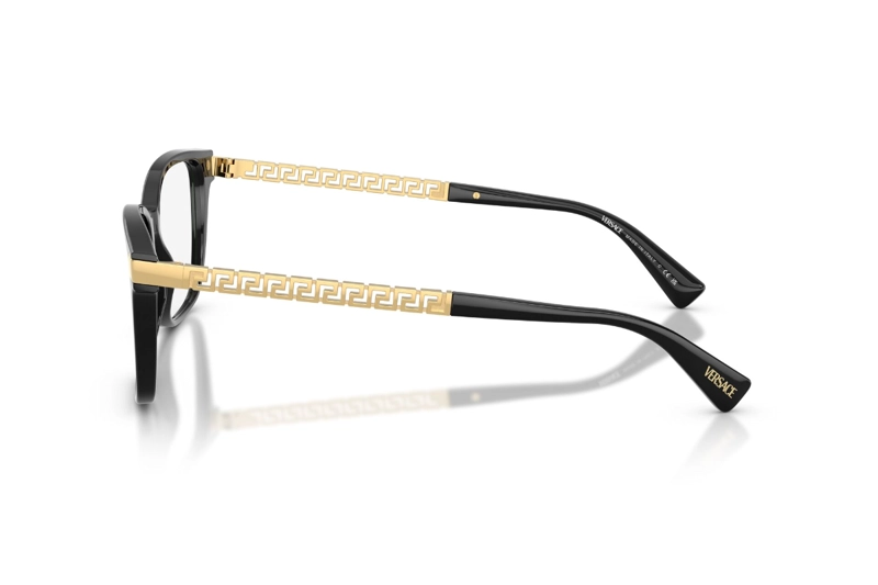 LENTES OPTICOS ENDLESS GRECA NEGRO VERSACE - 3