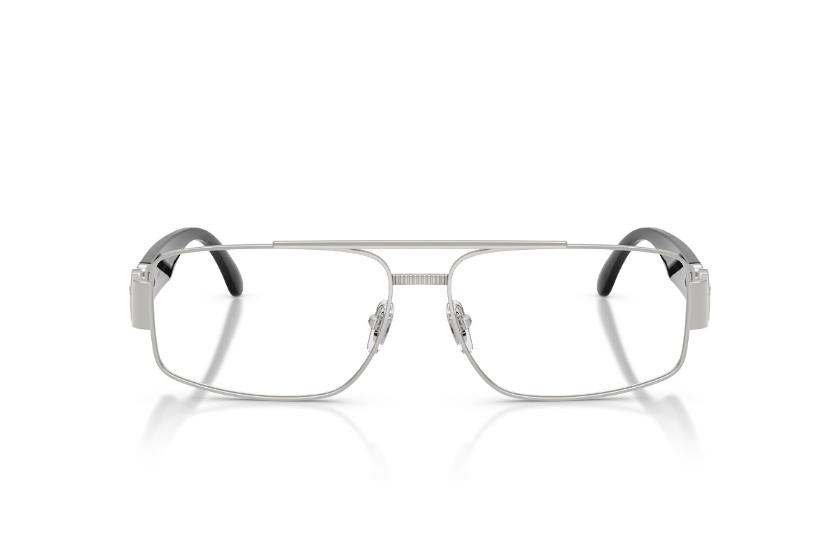 LENTES OPTICOS MEDUSA BIGGIE PLATEADO VERSACE - 2