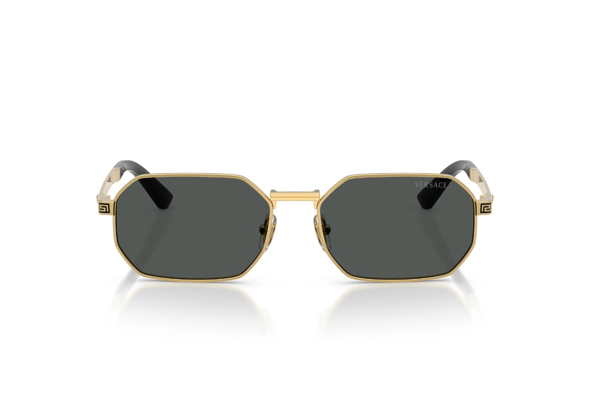 LENTES DE SOL GRECA FLOW DORADO VERSACE - 2
