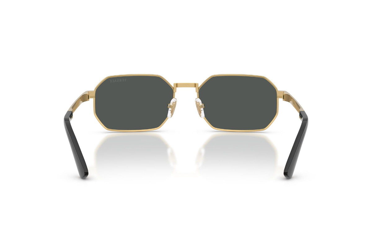LENTES DE SOL GRECA FLOW DORADO VERSACE - 4