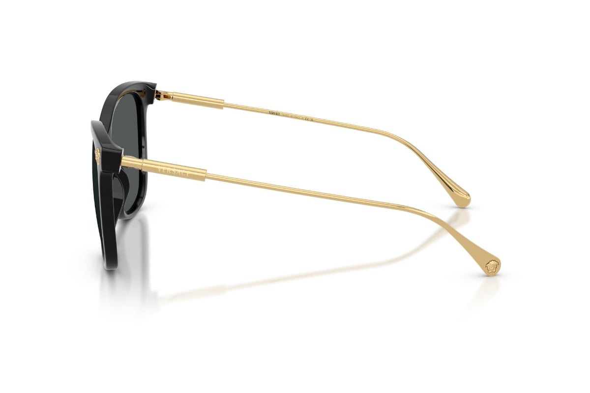 LENTES DE SOL MEDUSA TUBULAR NEGRO VERSACE - 3