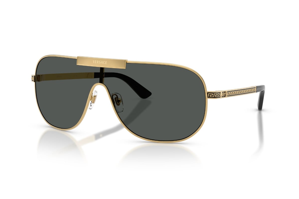 LENTES DE SOL GRECA FLOW DORADO VERSACE - 1
